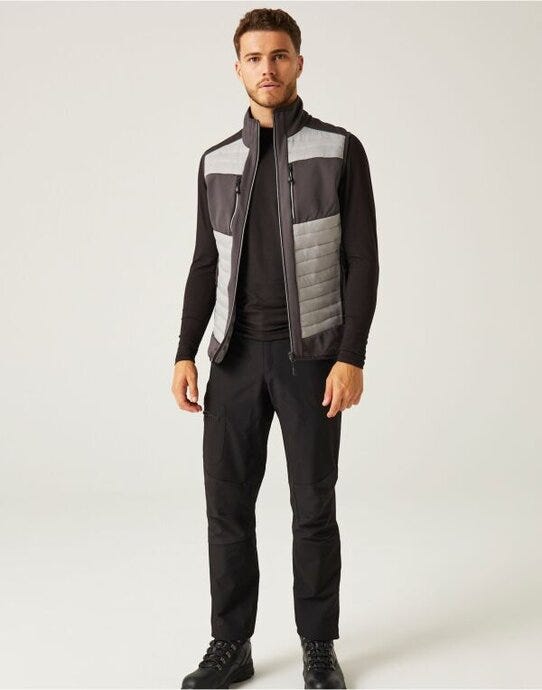 Regatta Professional Regatta E-Volve Unisex Hybrid Bodywarmer - Mineral Grey/Ash