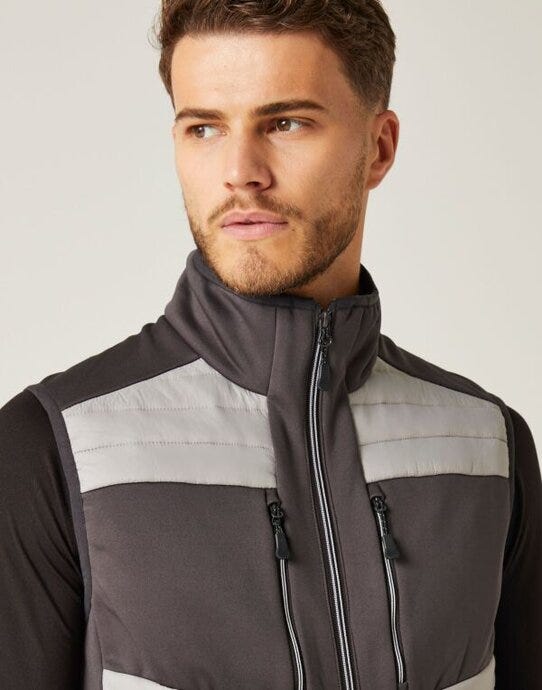 Regatta Professional Regatta E-Volve Unisex Hybrid Bodywarmer - Mineral Grey/Ash