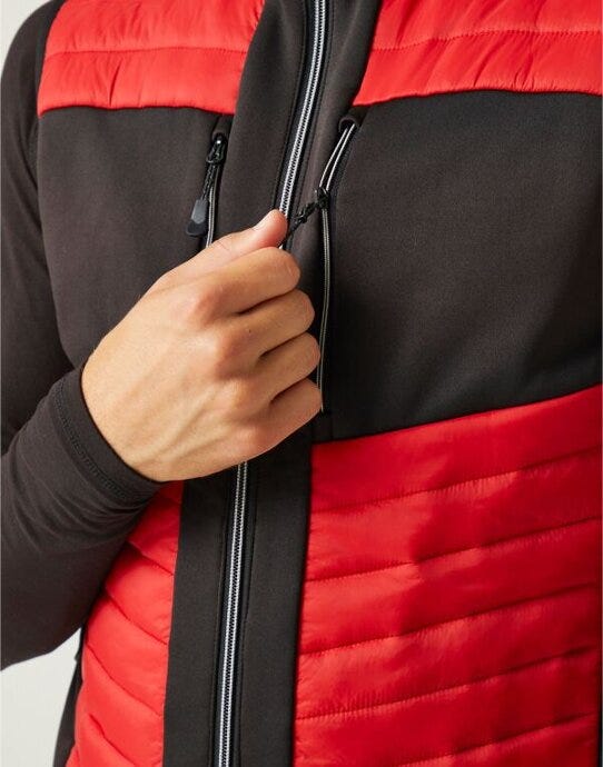 Regatta Professional Regatta E-Volve Unisex Hybrid Bodywarmer - Classic Red/Black