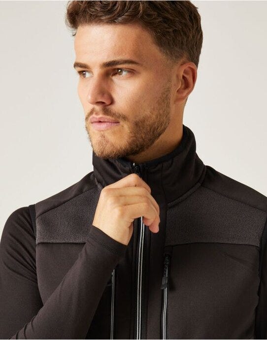 Regatta Professional Regatta E-Volve Knit Stretch Bodywarmer - Ash/Black
