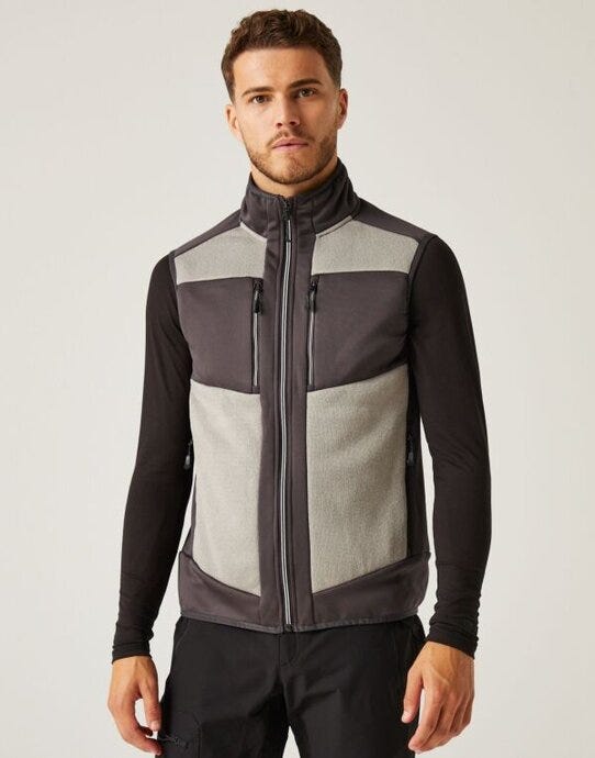 Regatta Professional Regatta E-Volve Knit Stretch Bodywarmer - Mineral Grey/Ash