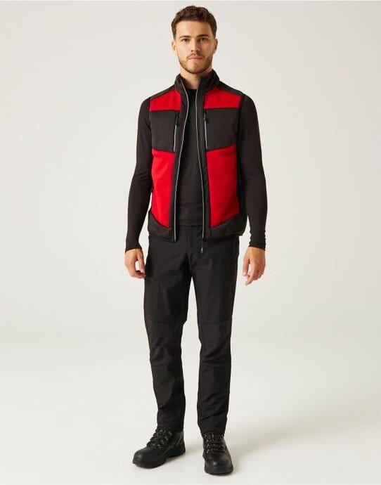 Regatta Professional Regatta E-Volve Knit Stretch Bodywarmer - Classic Red/Black