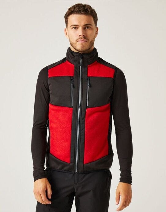 Regatta Professional Regatta E-Volve Knit Stretch Bodywarmer - Classic Red/Black
