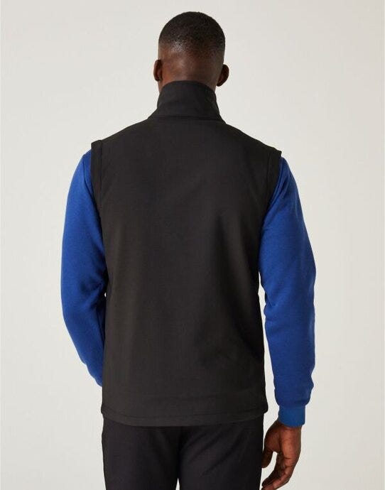 Regatta Professional Regatta Navigate 2L Softshell Bodywarmer - Black/New Royal