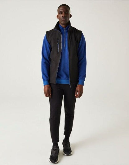 Regatta Professional Regatta Navigate 2L Softshell Bodywarmer - Black/New Royal