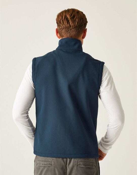 Regatta Professional Regatta Ascender 2L Softshell Bodywarmer - Navy/Classic Red