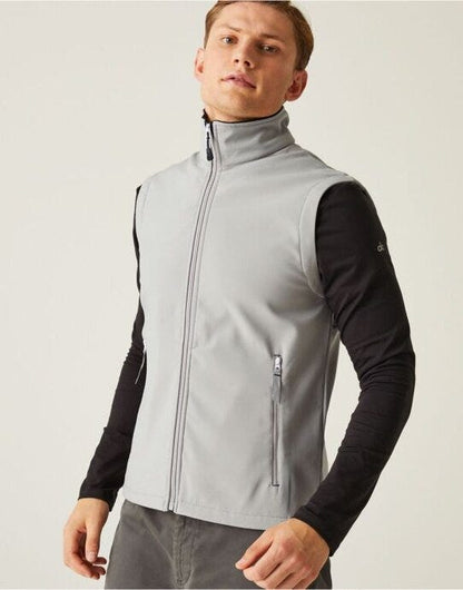 Regatta Professional Regatta Ascender 2L Softshell Bodywarmer - Mineral Grey/Black