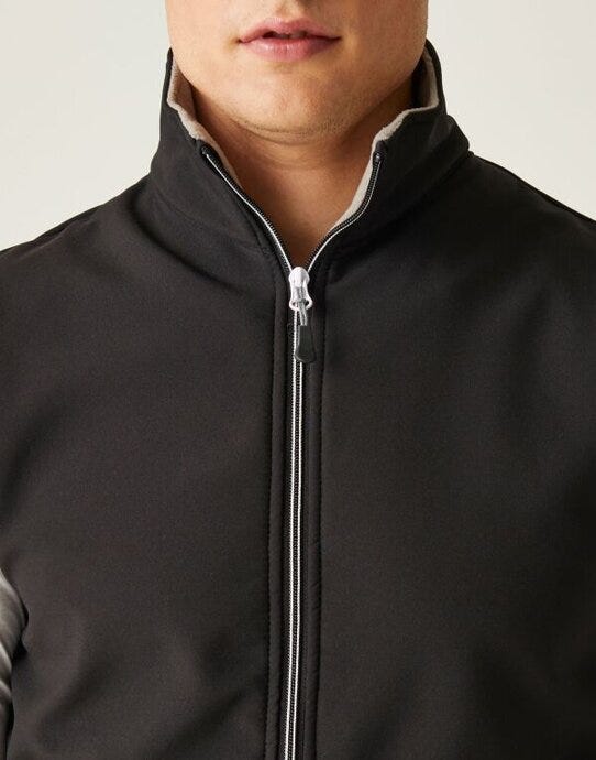 Regatta Professional Regatta Ascender 2L Softshell Bodywarmer - Black/Mineral Grey