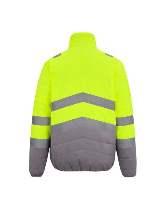 Regatta High Visibility Regatta Hi-Vis 2 Tone Thermal Baffle Jkt - Hi-Vis Yellow