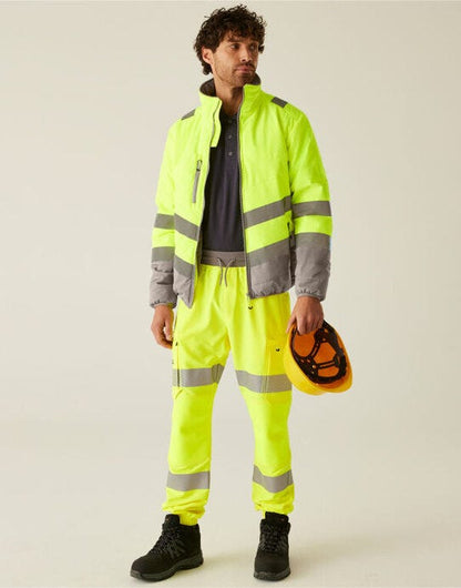 Regatta High Visibility Regatta Hi-Vis 2 Tone Thermal Baffle Jkt - Hi-Vis Yellow