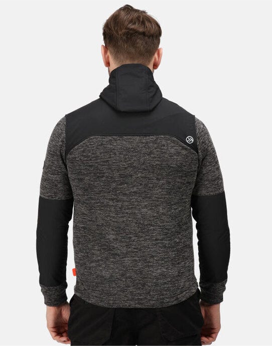 Regatta Professional Regatta Heist Hybrid Jacket - Ash Marl/ Black