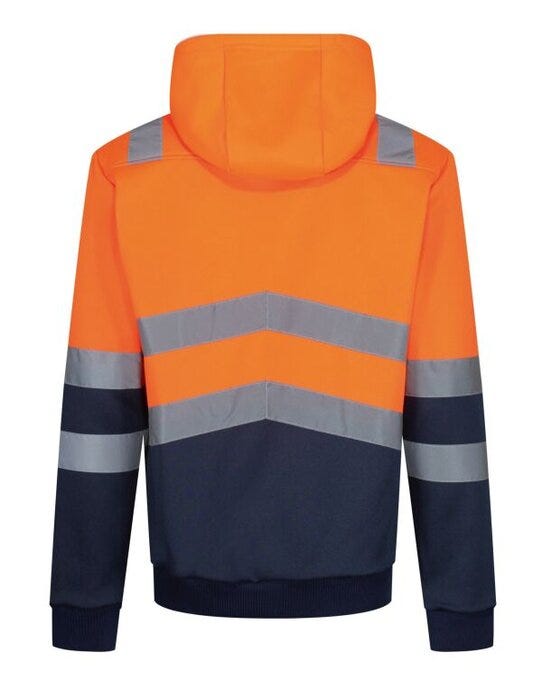 Regatta High Visibility Regatta Hi Vis Pro Overhead Hoodie - Hi Vis Orange