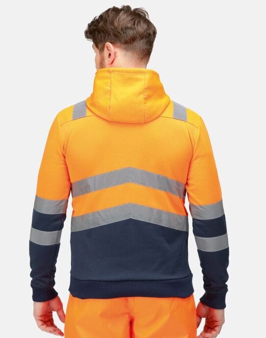 Regatta High Visibility Regatta Hi Vis Pro Overhead Hoodie - Hi Vis Orange