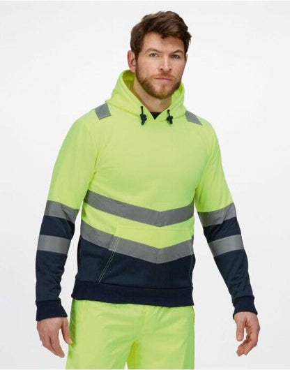 Regatta High Visibility Regatta Hi Vis Pro Overhead Hoodie - Hi-Vis Yellow