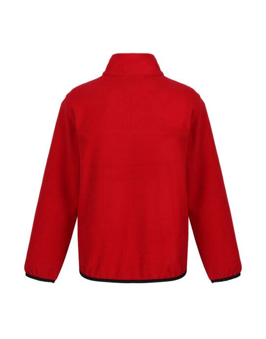 Regatta Junior Micro Fleece Half Zip - Classic Red/Black