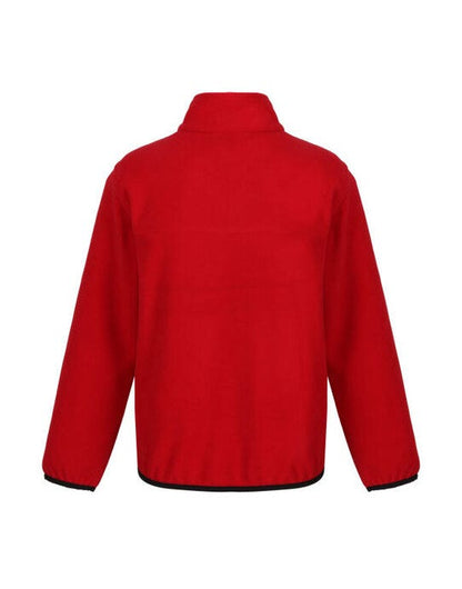 Regatta Junior Micro Fleece Half Zip - Classic Red/Black
