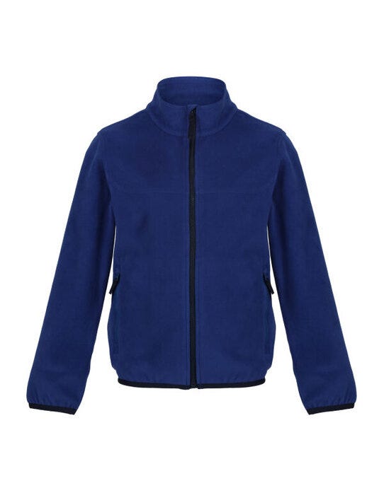 Regatta Junior Full Zip Microfleece - New Royal/ Navy