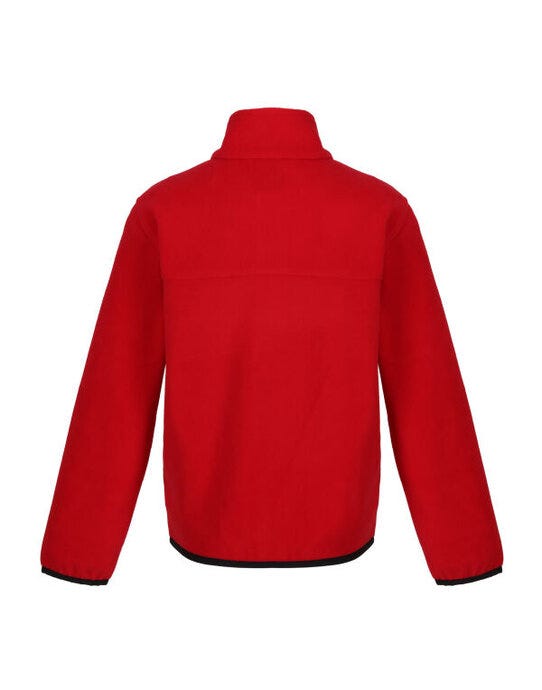 Regatta Junior Full Zip Microfleece - Classic Red/Black