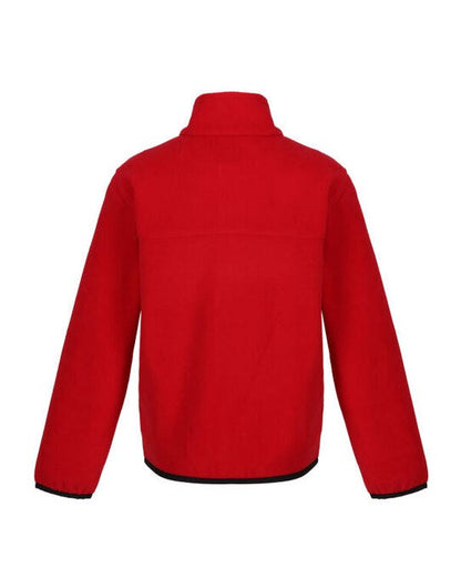 Regatta Junior Full Zip Microfleece - Classic Red/Black