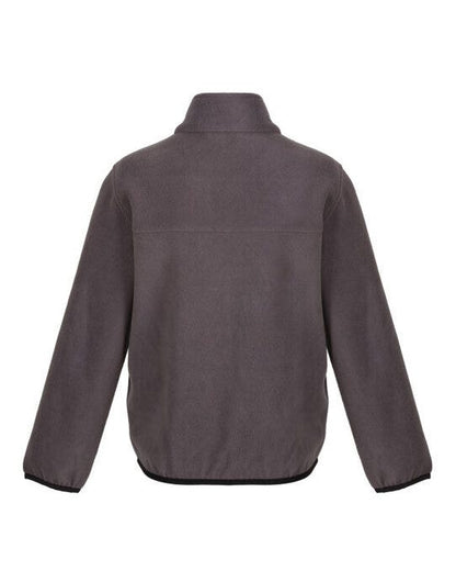 Regatta Junior Full Zip Microfleece - Seal Grey/Black