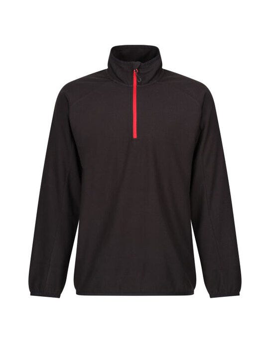 Regatta Professional Regatta Navigate Half Zip Fleece - Black/Classic Red
