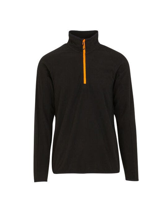 Regatta Professional Regatta Navigate Half Zip Fleece - Black Orange Pop
