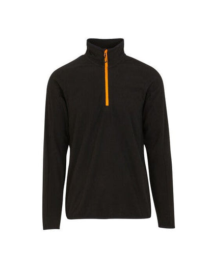 Regatta Professional Regatta Navigate Half Zip Fleece - Black Orange Pop