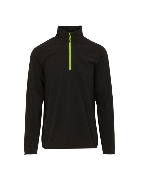 Regatta Professional Regatta Navigate Half Zip Fleece - Black/Lime
