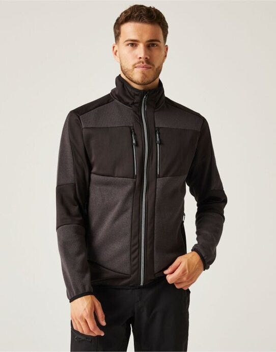 Regatta Professional Regatta E-Volve Knit Stretch Midlayer - Ash/Black