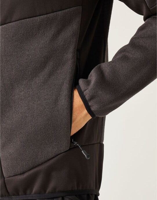 Regatta Professional Regatta E-Volve Knit Stretch Midlayer - Ash/Black