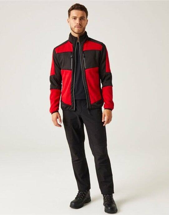Regatta Professional Regatta E-Volve Knit Stretch Midlayer - Classic Red/Black