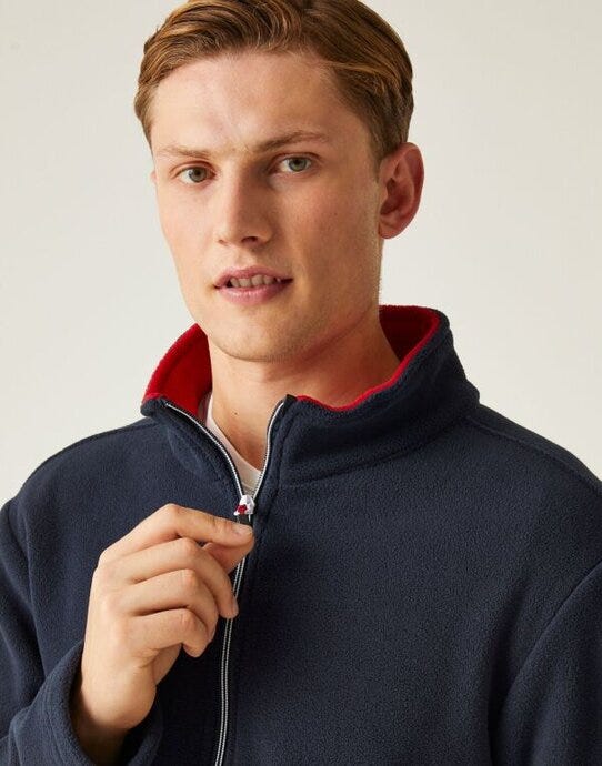 Regatta Professional Regatta Ascender Fleece - Navy/Classic Red