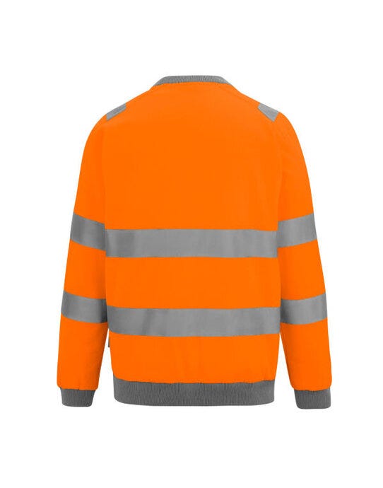 Regatta High Visibility Regatta Hi-Vis Pro Contract Crew Sweat - Hi Vis Orange
