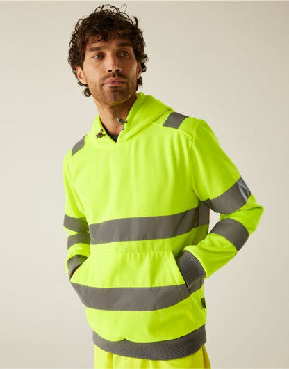 Regatta High Visibility Regatta Hi-Vis Pro Contract Hoodie - Hi-Vis Yellow
