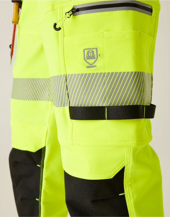 Regatta High Visibility Regatta Hi-Vis Infiltrate Trouser R/L - Hi-Vis Yellow