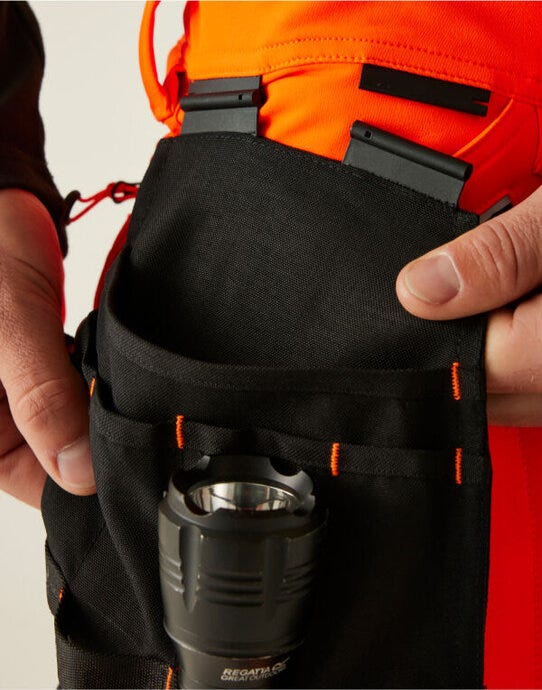 Regatta High Visibility Regatta Hi-Vis Infiltrate Trouser R/L - Hi Vis Orange