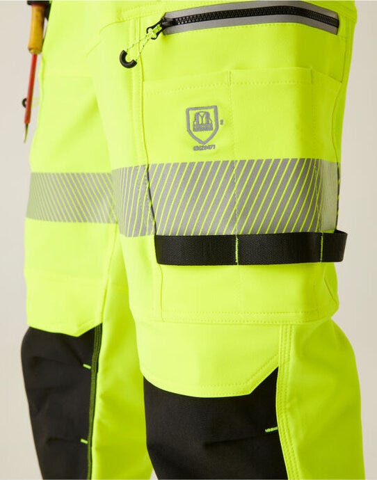 Regatta High Visibility Regatta Hi-Vis Infiltrate Trouser S/R - Hi-Vis Yellow