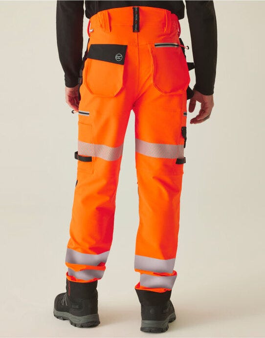 Regatta High Visibility Regatta Hi-Vis Infiltrate Trouser S/R - Hi Vis Orange
