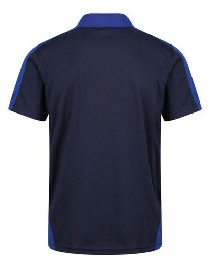 Regatta Professional Regatta Mens Contrast Wicking Polo - Navy/ New Royal