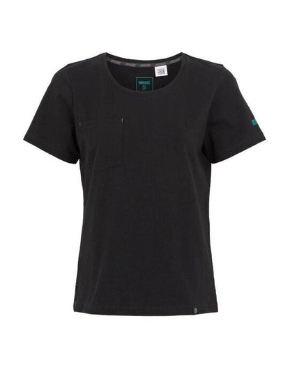 Regatta Professional Regatta Ladies Ada Cotton Stretch TShirt - Black