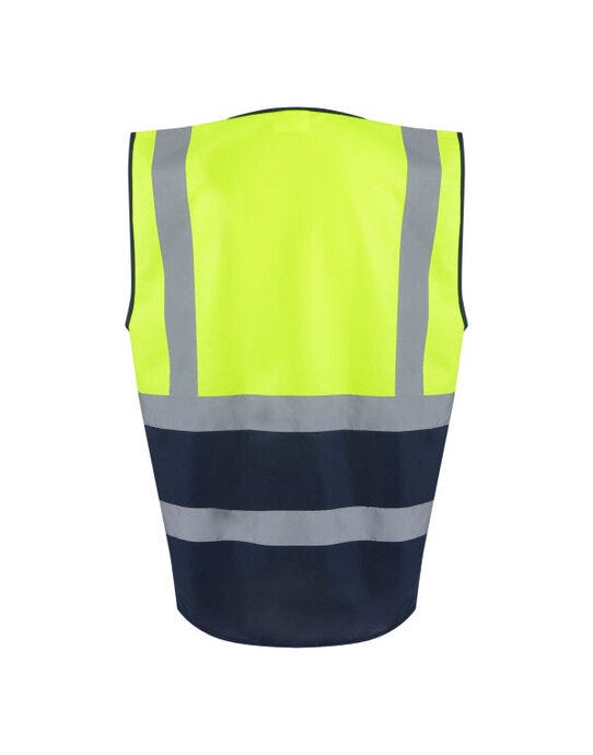 Regatta High Visibility Regatta Pro Hi Vis Executive Vest - Hi-Vis Yellow/Navy