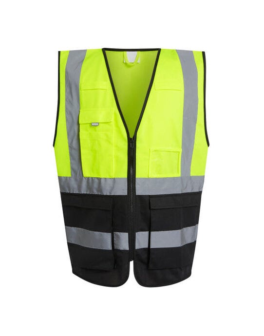 Regatta High Visibility Regatta Pro Hi Vis Executive Vest - Hi Vis Yellow/Black