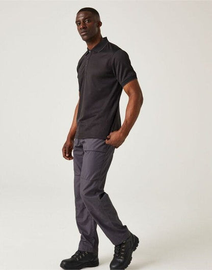 Regatta Professional Regatta Navigate Short Sleeve Polo - Black/Seal