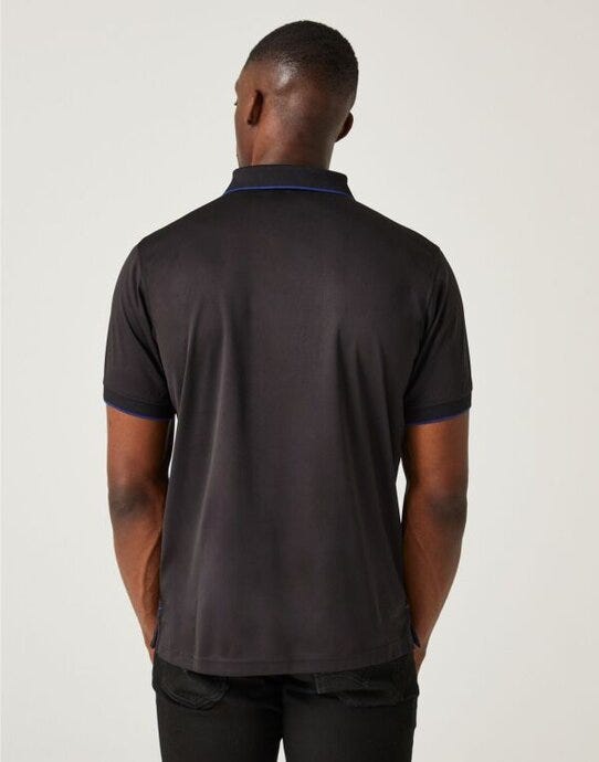 Regatta Professional Regatta Navigate Short Sleeve Polo - Black/New Royal
