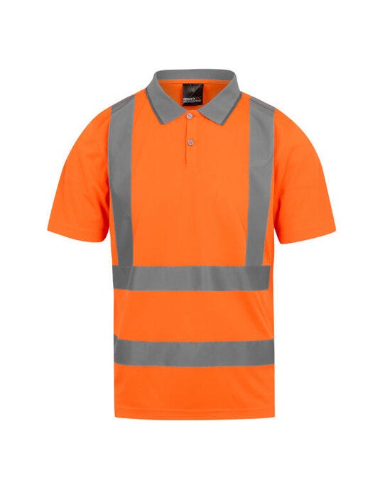 Regatta High Visibility Regatta Hi-Vis Pro Contract Polo Shirt - Hi Vis Orange