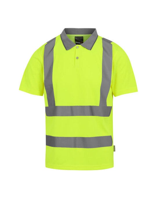 Regatta High Visibility Regatta Hi-Vis Pro Contract Polo Shirt - Hi-Vis Yellow