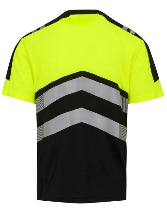 Regatta High Visibility Regatta Hi-Vis X-Pro T-Shirt - Black/Hi-Vis Yellow