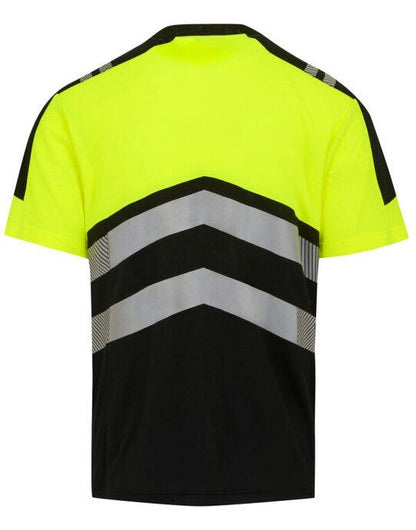 Regatta High Visibility Regatta Hi-Vis X-Pro T-Shirt - Black/Hi-Vis Yellow
