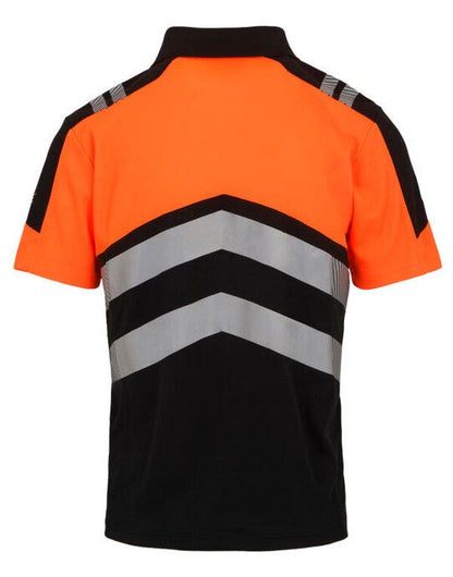 Regatta High Visibility Regatta Hi-Vis X-Pro Polo - Black/Hi-Vis Orange