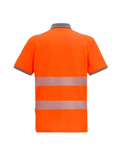 Regatta High Visibility Regatta Hi-Vis Pro Comfort Polycot Polo - Black/Hi-Vis Orange